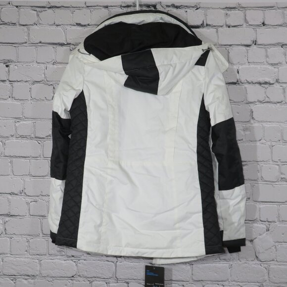NWT - Women's Ski Winter Coat - White & Black - Picture 6 of 6